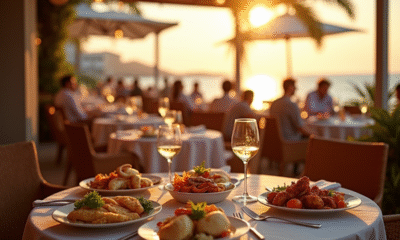 Terrasse de fruits de mer à El Puerto de Santa Maria